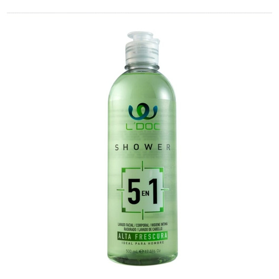 Shower 5 En 1 Verde - L'doc 500 Ml