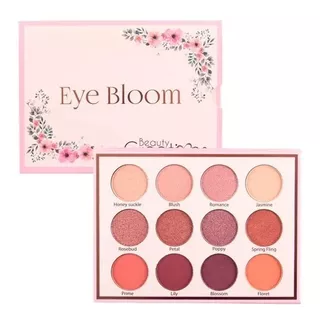 Eye Bloom -paleta De Sombras- De Beauty Creations Color De La Sombra Cálida