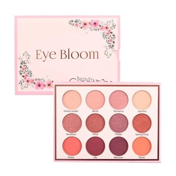 Eye Bloom -paleta De Sombras- De Beauty Creations Color de la sombra Cálida