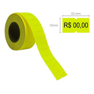 10.000 Etiqueta Mx5500 Amarelo Fluorescente
