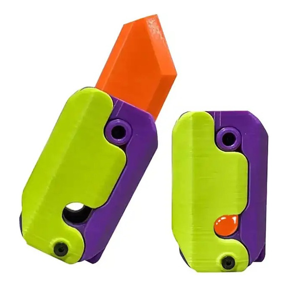 2cuchillos Plástico 3d Fidget Juguete Para Aliviar El Estrés
