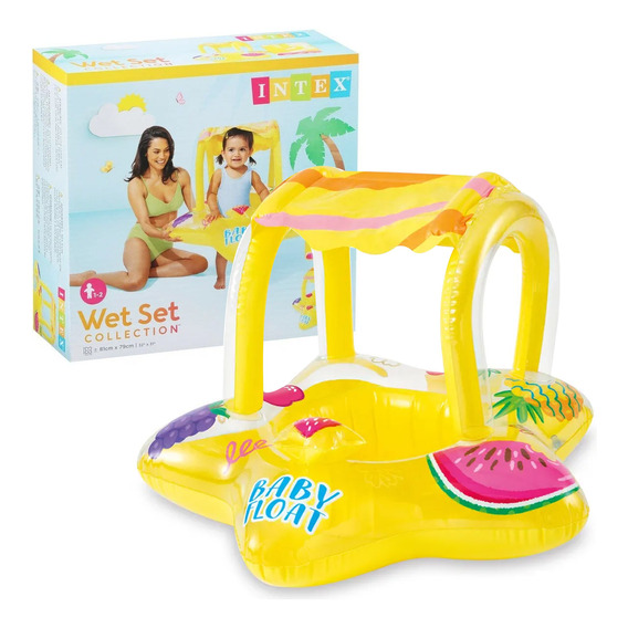 Flotador Intex Infantil Para Piscina Playa Niño Bebé El Rey