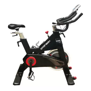 Bicicleta Fija Profesional Ranbak Ran-190 Spinning Indoor Color Negro/rojo