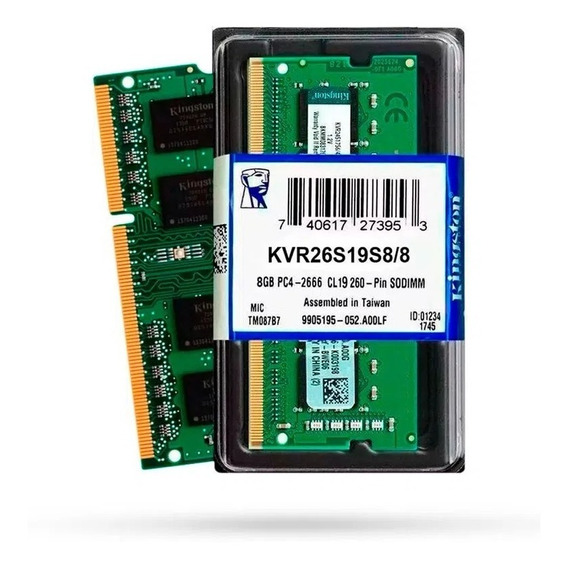 Memorias Ram Kingstong Ddr4 8gb 2666mhz Laptop Nuevas