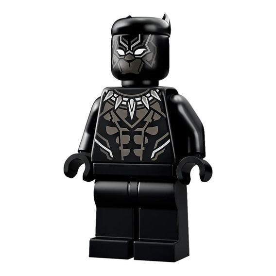 Bloques para armar Lego Marvel Avengers Armadura robótica de Pantera Negra 124 piezas  en  caja