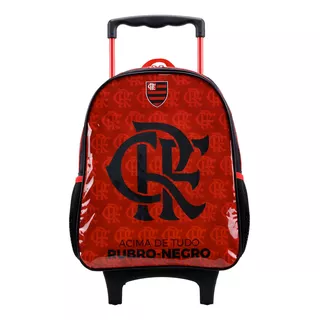 Mochila De Rodinha 16 Mochilete Escolar Infantil Flamengo