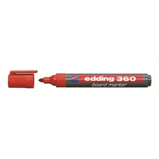 Marcador Pizarra Edding 360 Recargable X10unid Flipchart Color Rojo