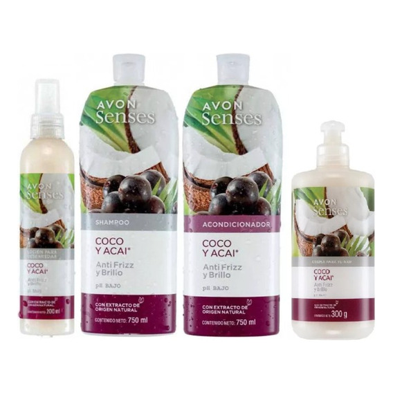 Set X4 Shampoo +ac Coco Y Acai - mL a $13313