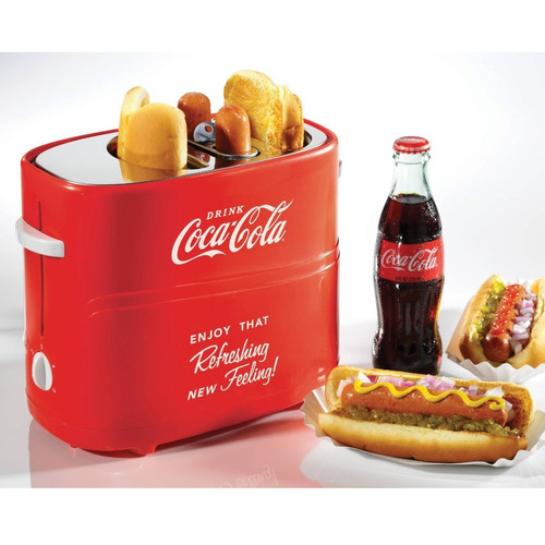 Tostador P/hot Dogs Cocacola Hdt600coke Somos Mercadolíder Color Rojo