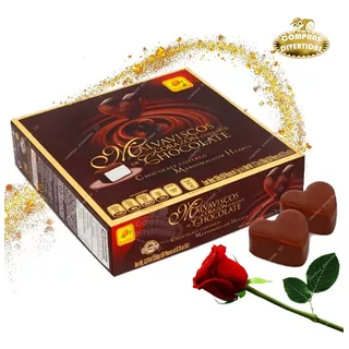 Bombones Cubiertos De Chocolate Forma De Corazón 50 Pz : )