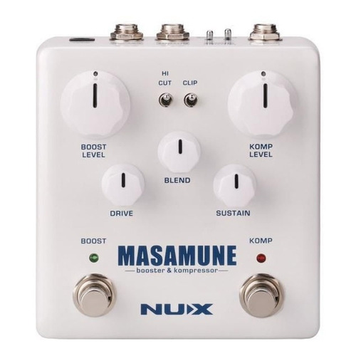 Pedal de efecto NUX Masamune NBK-5  blanco