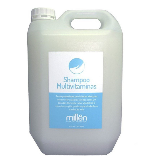  Shampoo Profesional Multivitaminas Bidón 5 Litros Limpieza