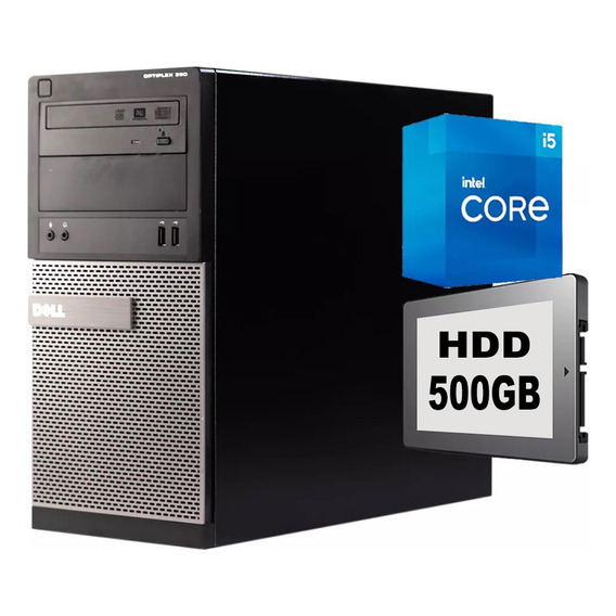 Torre Pc I5 - 16gb Ram - 500gb Hdd - Win10 Para Oficina -980