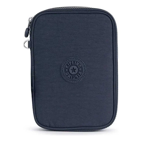 Estuche escolar Kipling para 100 bolígrafos, color azul oscuro