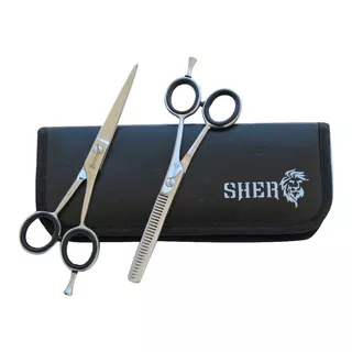 Kit De Tijeras Para Estilista/ Barber/ Peluquero 5.5 Sher