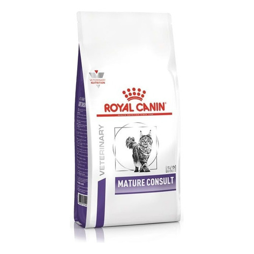 Alimento Royal Canin Veterinary Care Nutrition Feline Mature Consult para gato senior sabor mix en bolsa de 1.5 kg