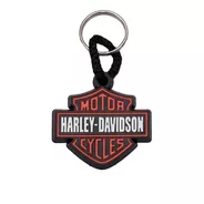 Harley Davidson - Bar And Shield - Llavero De Goma