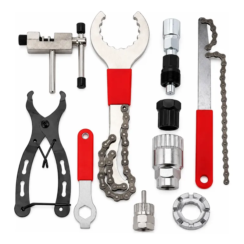 Kit Ferramentas Bicicleta 10 Peças Chaves Corrente Bike