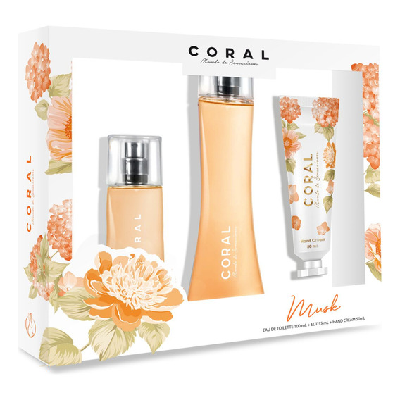 Set Coral Musk 100ml + 55ml + Crema