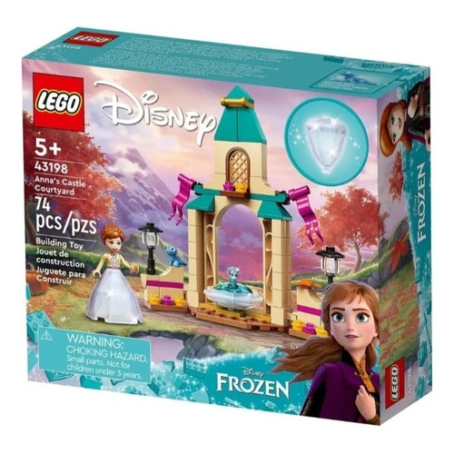 Lego Disney - Anna's Castle Courtyard - 74 Pcs - 43198 - Cantidad De Piezas 74
