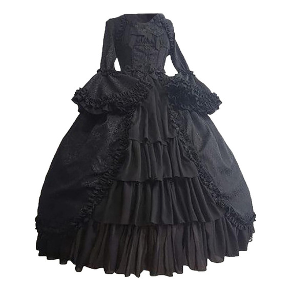 Vestido De Corte Renacentista De Baile Victoriano Para Mujer