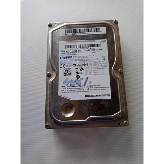 Disco Duro Samsung 250gb - Garantia