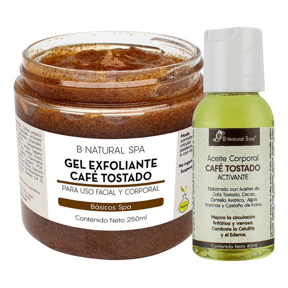 Gel Exfoliante De Café Tostado Anti-celulitis 250ml