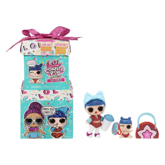 Muñecas Lol Surprise Confetti Pop Birthday Sisters 3+