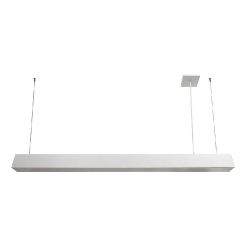 Luminario Colgante Led Integrado Base Metálica Blanco Maxxi