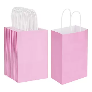 20pcs Bolsas Papel Kraft Ecológica Bolsa De Dulces Y Fiesta 