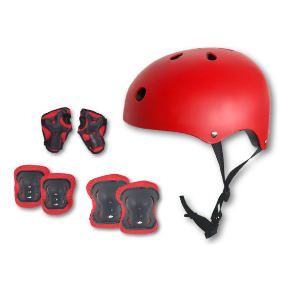 Casco Stake, Rollers, Bicicleta + Kit De Protección.