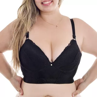 Cropped Plus Size Rendado Soutien Bojo Nayane Rodrigues