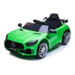 Auto A Batería Para Niños Importcomers Mercedes Benz Gtr 2020  Color Verde 220v