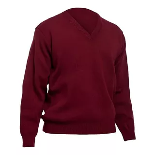 Sweater Pulover Colegial Escote En V Talle 6 Al 12