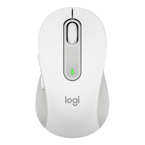 Mouse Inalámbrico M650 Signature Logitech Mediano Color Blanco crudo