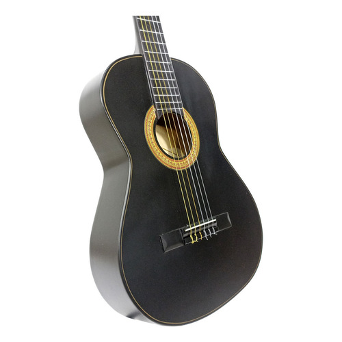 Española M09 Guitarra Acustica Clásica Cedro Negra Mate Color Negro