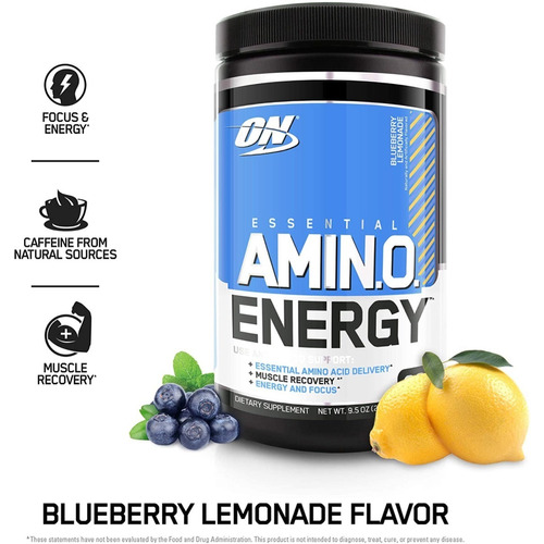 Aminoacidos On Essential Amino Energy 30 Servicios Sabores! Sabor Limonada De Mora Azul