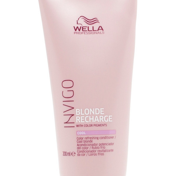 Wella Invigo Blonde Recharge Acondicionador Silver 200ml