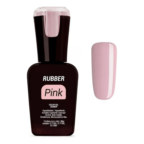 Rubber Pink Gel Nivelador Color Gel By Organic Nails  