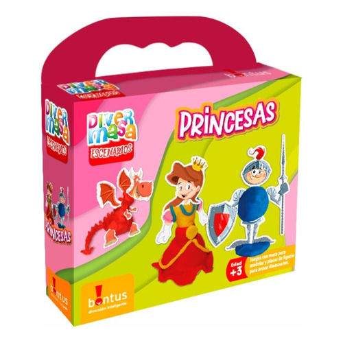 Juego Con Masa Para Modelar Con Placas De Figuras Para Armar Princesas Y Mas Bontus Divermasa