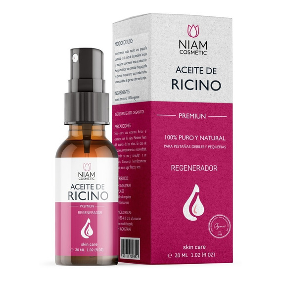 Aceite Ricino Castor Oil Puro Niam Cosmétic