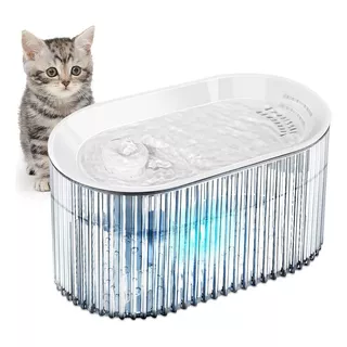 Fuente De Agua Para Gatos Y Perros Bebedero Automático Led