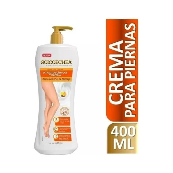 Crema Para Piernas Goicoechea Anti-piel De Naranja - 400ml 