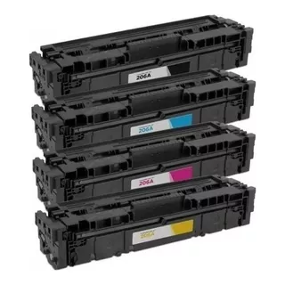 4 Toner Para Impressora Color Laserjet Pro M255dw Sem Chip
