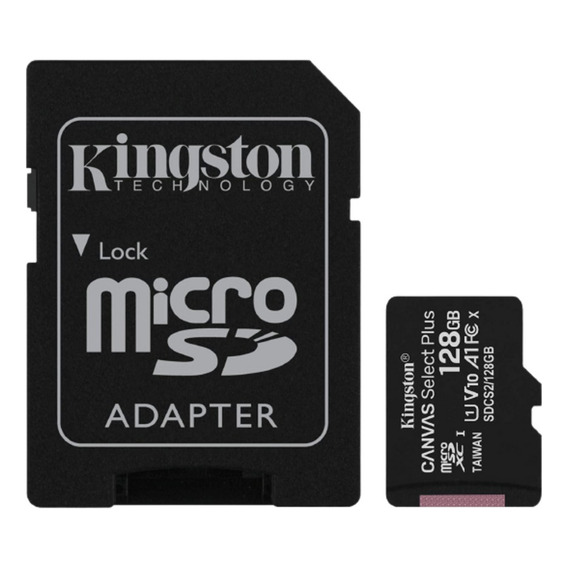 Kingston Sdcs2/128gb - Memoria 128gb Micro Sd Clase 10