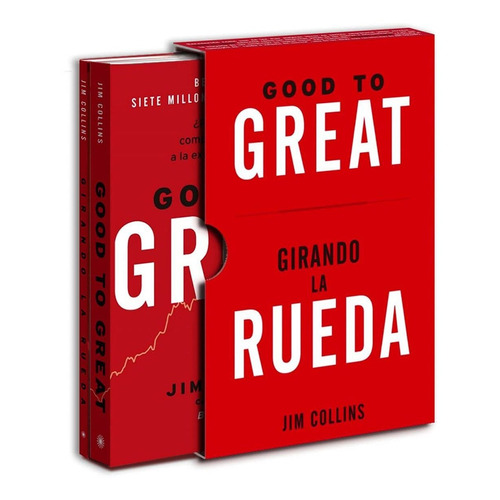 GOOD TO GREAT + GIRANDO LA RUEDA: Estuche, de Jim Collins. 8417963194, vol. 1. Editorial Editorial Ediciones Urano, tapa blanda, edición 2021 en español, 2021