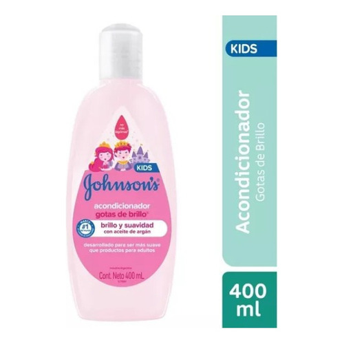 Acondicionador Johnson's Kids Gotas De Brillo 400 Ml