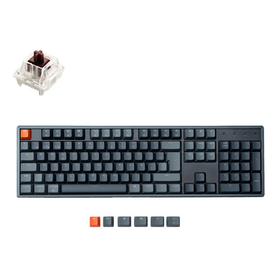 Teclado Gamer Inalámbrico Mecánico K10 Español Con Luz Rgb