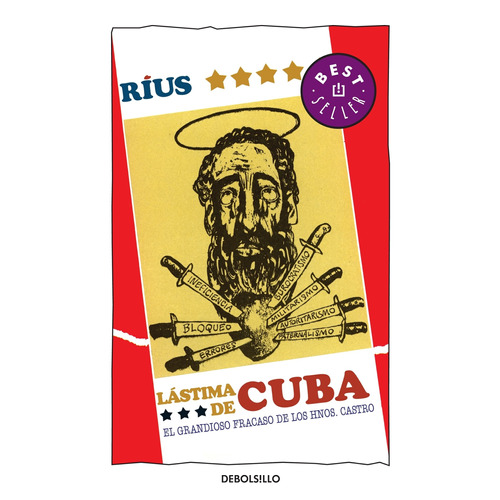 Colección Rius - Lástima de Cuba, de Rius. Serie Colección Rius Editorial Debolsillo, tapa blanda en español, 2010