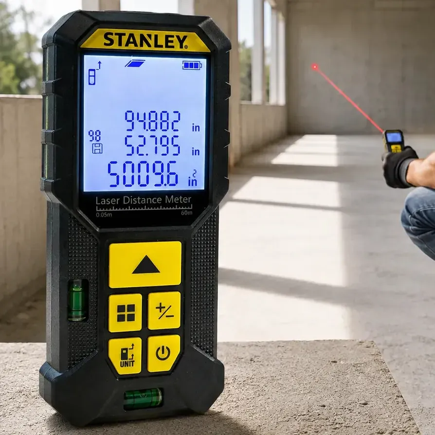 Trena Laser 60m Stanley Ip54 Alta Trena Laser 60m Stanley Ip54 Alta